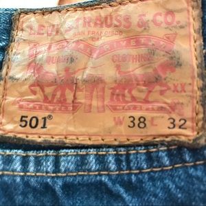 Men’s Original Levi 501 jeans